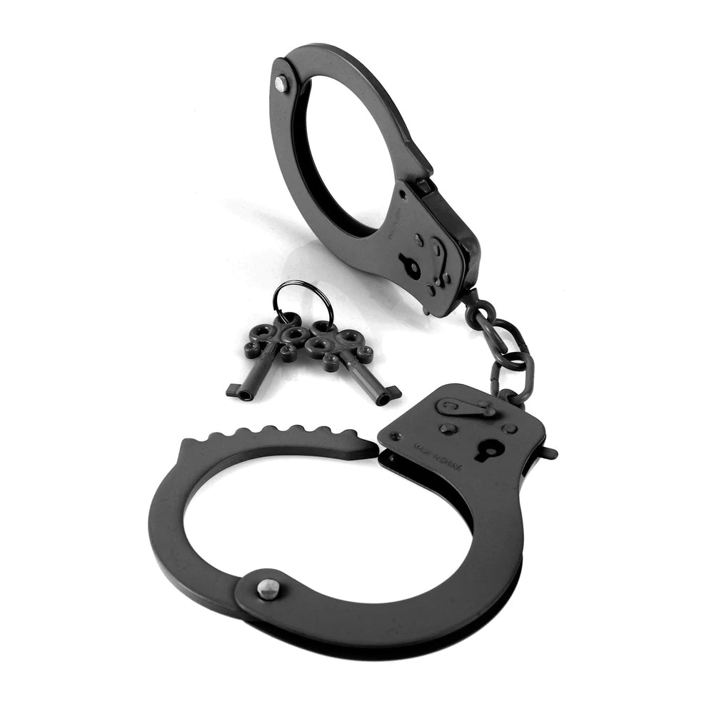 Fetish Fantasy Series Designer Metal Handcuffs Black