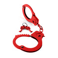 Load image into Gallery viewer, Fetish Fantasy Series Designer Metal Handcuffs Red
