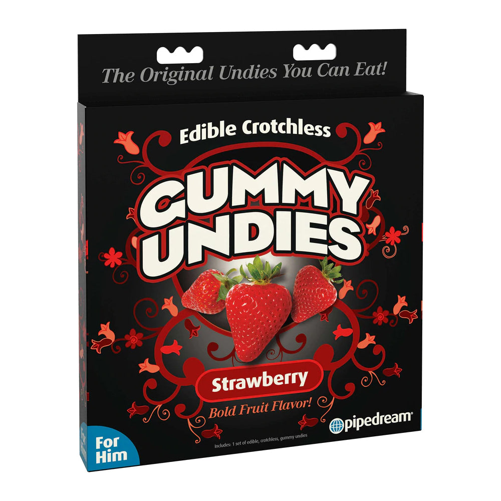 Edible Male Gummy Undies Strawberry