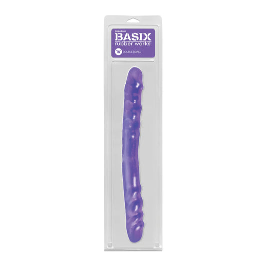 Basix Rubber Works 16&quot; Double Dong Purple