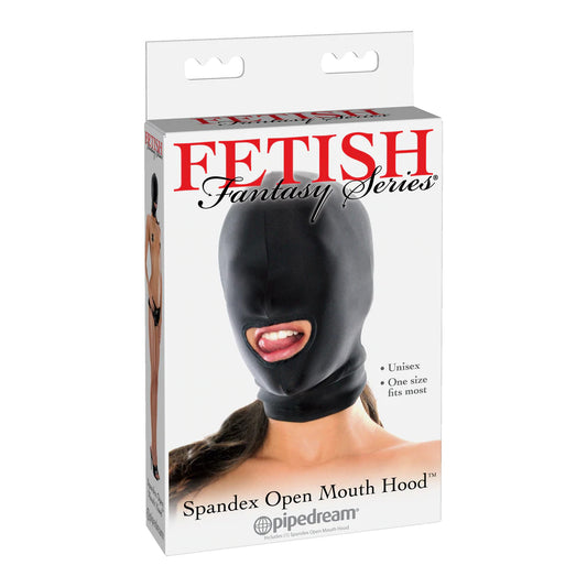 Fetish Fantasy Series Spandex Open Mouth Hood