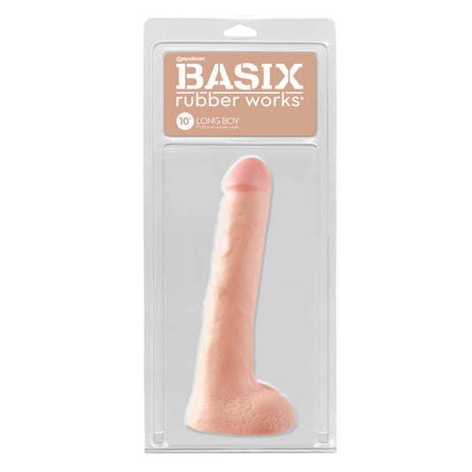 Basix Rubber Works 10&quot; Long Boy Flesh