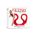 Load image into Gallery viewer, Fetish Fantasy Series Silk Rope Love Cuffs Red
