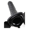 Load image into Gallery viewer, Fetish Fantasy Series 8" Vibrating Hollow Strap-On Black
