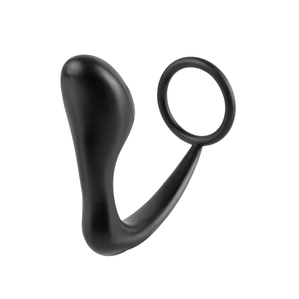 Anal Fantasy Collection Ass-Gasm Cockring Plug Black