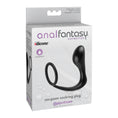 Load image into Gallery viewer, Anal Fantasy Collection Ass-Gasm Cockring Plug Black
