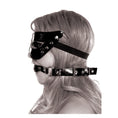 Load image into Gallery viewer, Fetish Fantasy Limited Edition Masquerade Mask & Ball Gag Black
