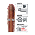 Load image into Gallery viewer, Fantasy X-tensions Mega 2" Extension Brown
