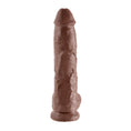 Load image into Gallery viewer, King Cock 10" Cock with Balls Brown
