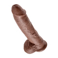 Load image into Gallery viewer, King Cock 10" Cock with Balls Brown
