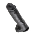 Load image into Gallery viewer, King Cock 11" Cock with Balls Black
