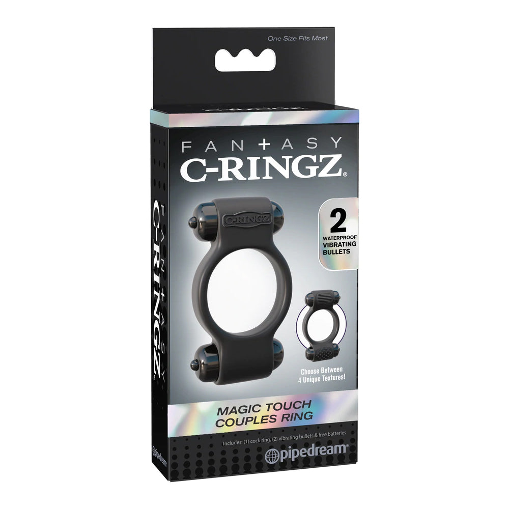 Fantasy C-Ringz Magic Touch Couples Ring Black