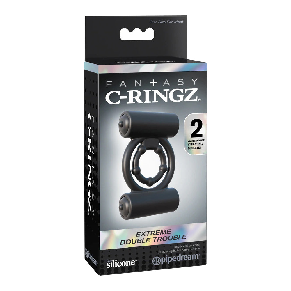 Fantasy C-Ringz Extreme Double Trouble Black