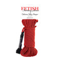 Load image into Gallery viewer, Fetish Fantasy Series Deluxe Silk Rope Red
