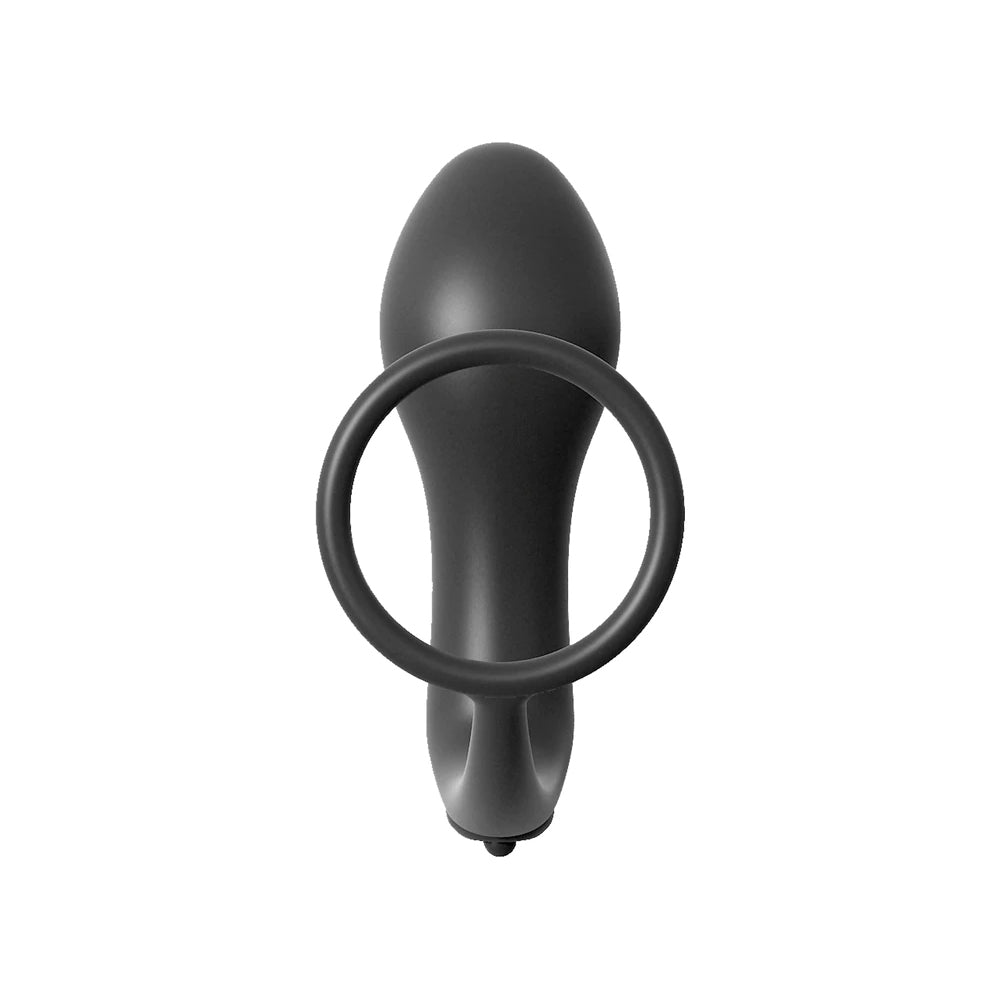 Anal Fantasy Collection Ass Gasm Cockring Vibrating Plug Black