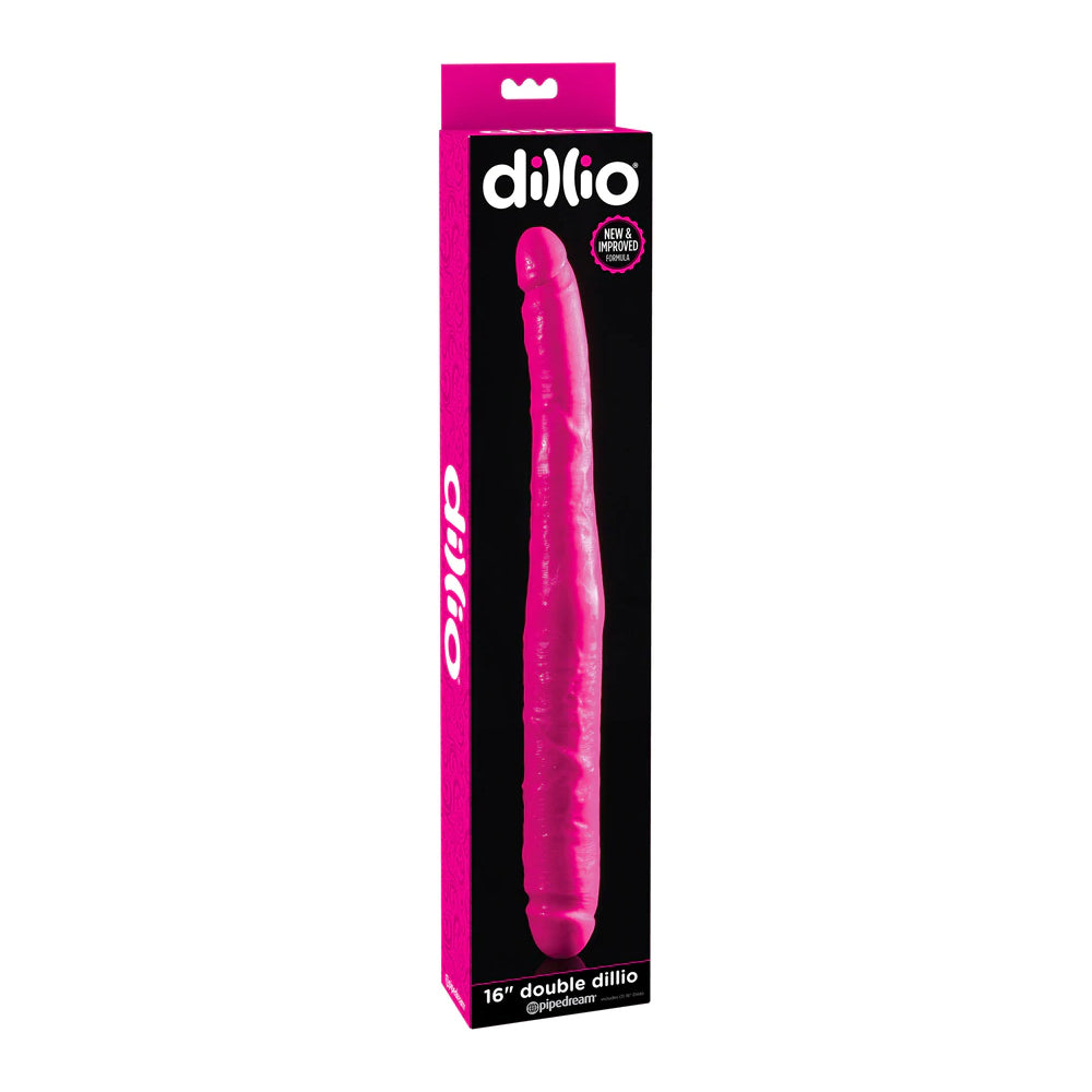 Dillio 16&quot; Double Dillio Pink