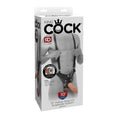 Load image into Gallery viewer, King Cock 10" Hollow Strap-On Suspender System Flesh
