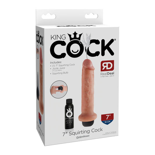 King Cock 7&Quot; Squirting Cock Flesh