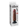 Load image into Gallery viewer, King Cock 6" Vibrating Cock Brown
