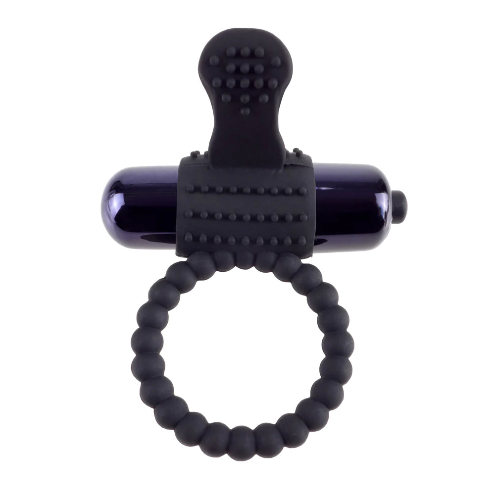 Fantasy C-Ringz Vibrating Silicone Super Ring Black