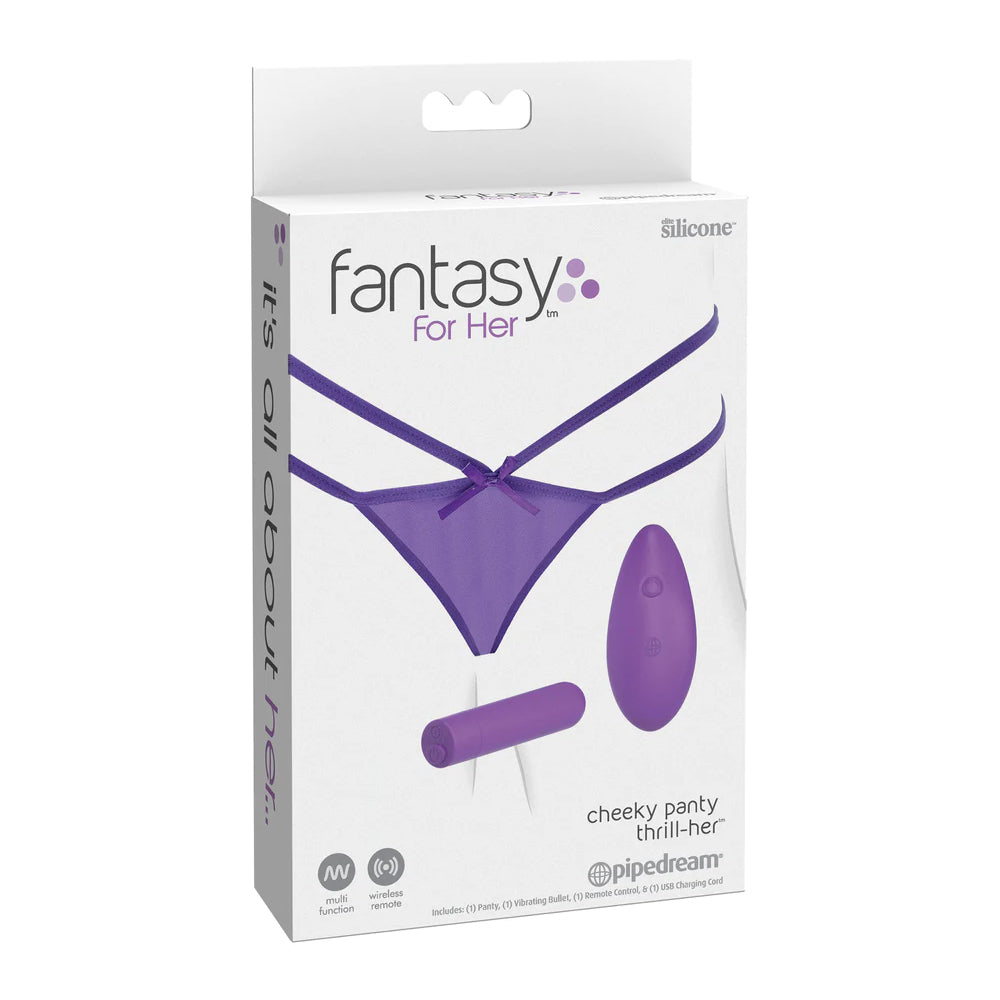 Fantasy For Her Cheeky Panty Thrill-Her Purple