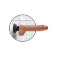 Load image into Gallery viewer, King Cock 10" Vibrating Cock With Balls Tan
