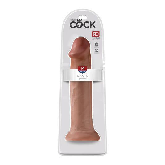 King Cock 14&quot; Cock Tan