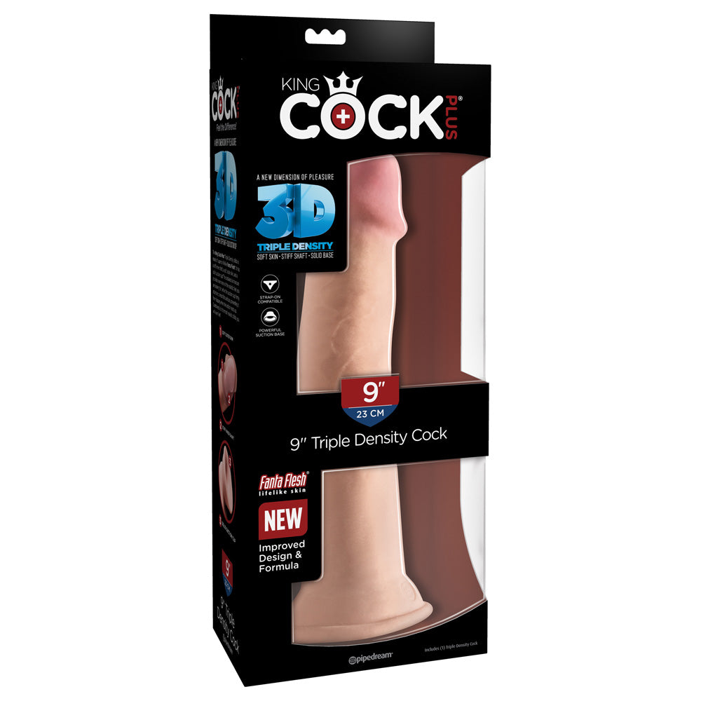 King Cock Plus 9&quot; Triple Density Cock