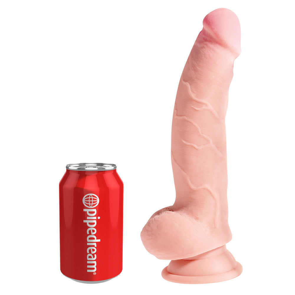 King Cock Plus 8&quot; Triple Density Fat Cock With Balls