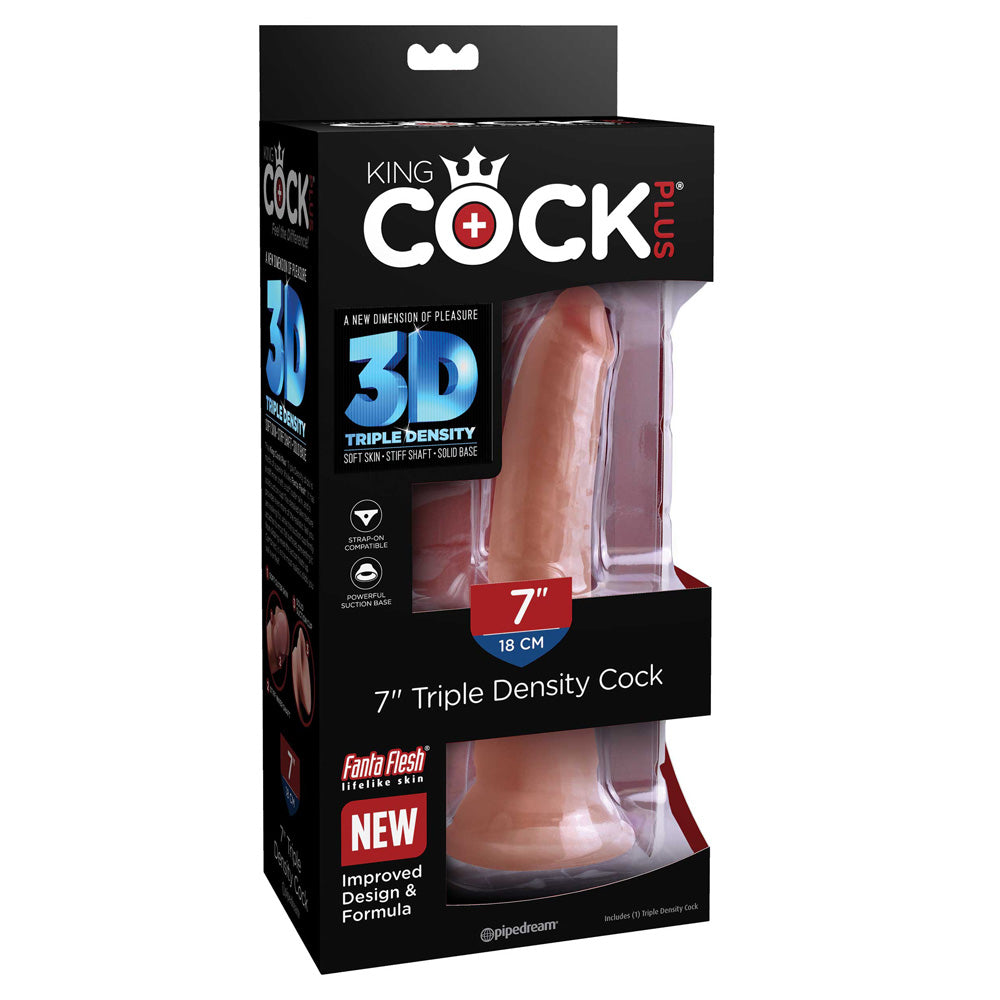 King Cock Plus 7&quot; Triple Density Cock Tan