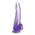 Load image into Gallery viewer, King Cock Clear 10" With Balls Purple
