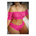 Load image into Gallery viewer, Hypnotized Lace Crop Top & Panty Queen Size
