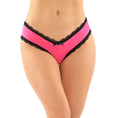 Load image into Gallery viewer, Dahlia Cheeky Hipster Panty Pink S/M
