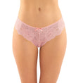 Load image into Gallery viewer, Poppy Crotchless Lace Panty Light Pink L/Xl
