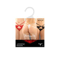 Load image into Gallery viewer, Jasmine Cut-Out Lace Thong Red S/M
