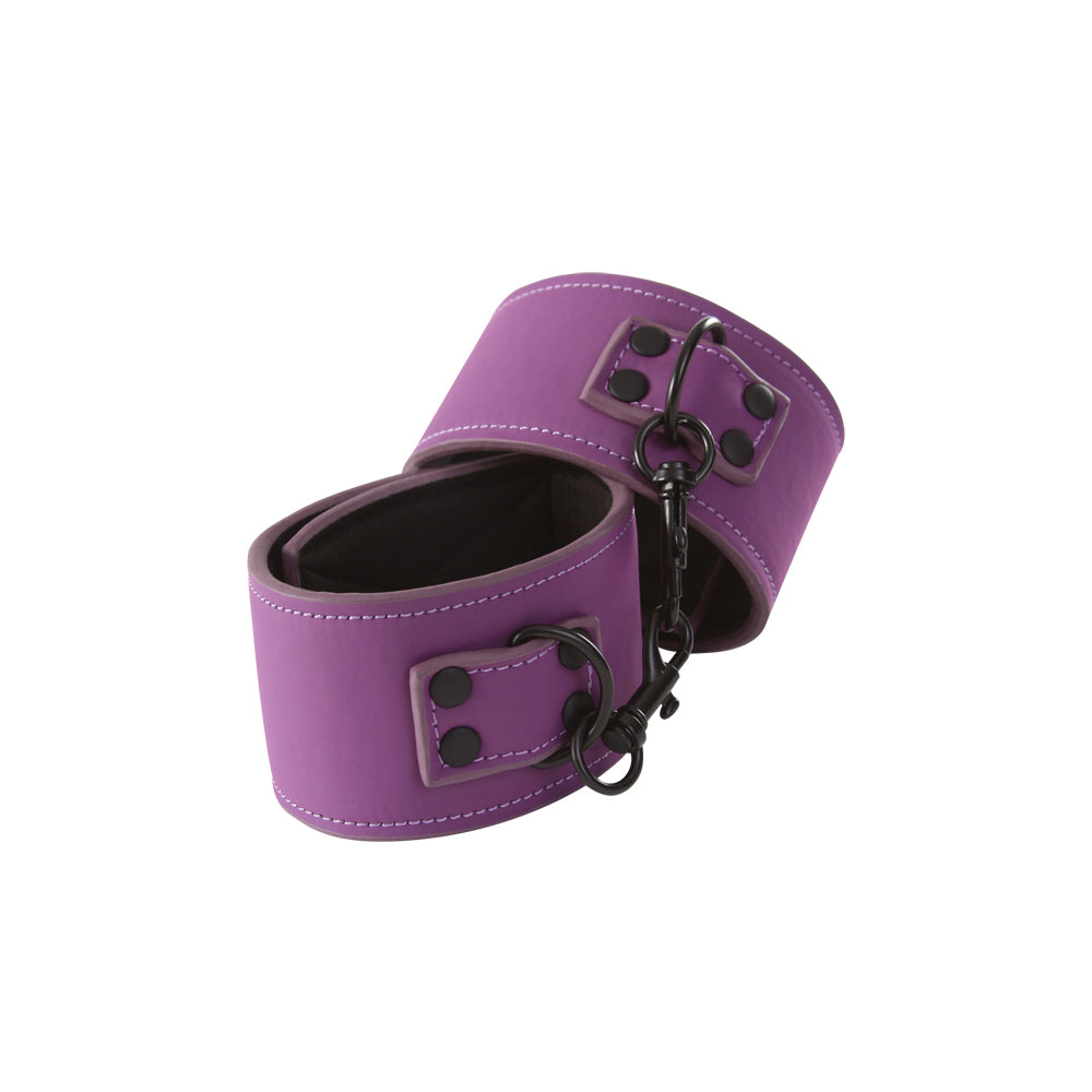 Lust Bondage Wrist Cuff Purple