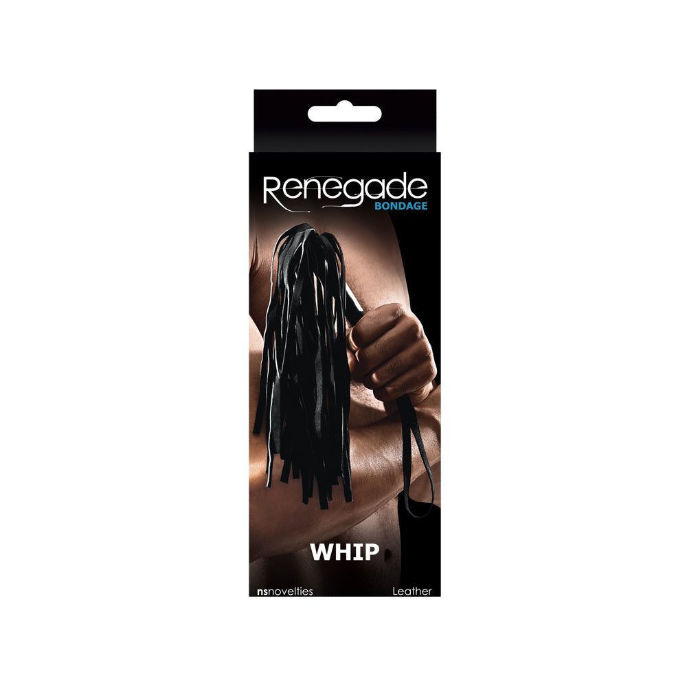 Renegade Bondage Whip Black