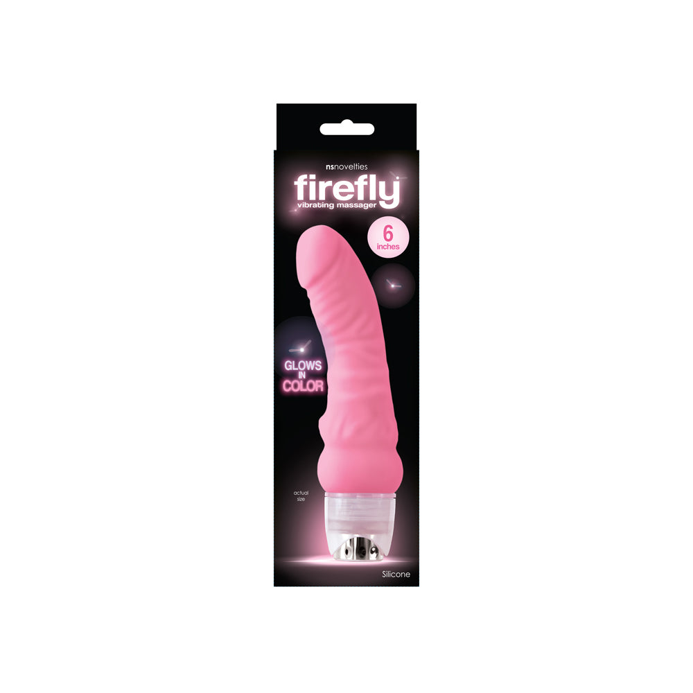 Firefly 6&quot; Vibrating Massager Pink