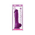 Load image into Gallery viewer, Colour-Soft 8" Soft Dildo Purple
