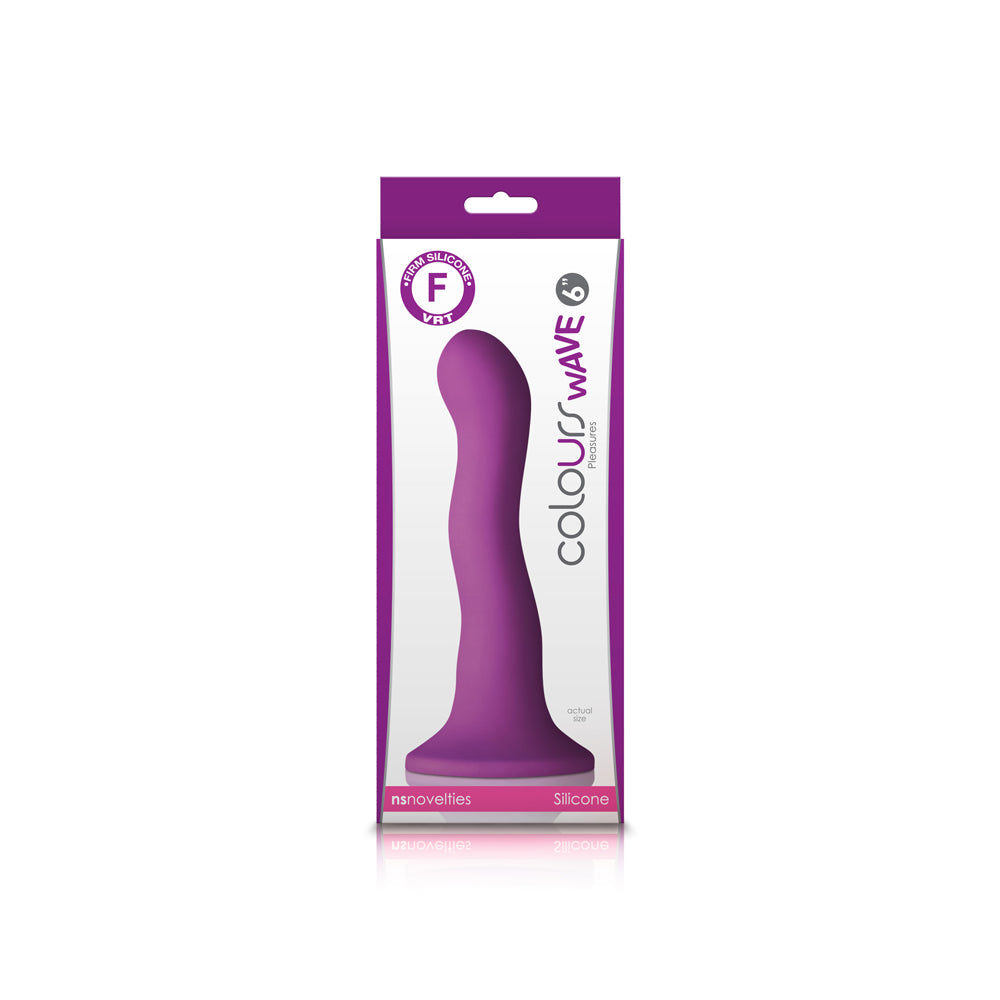 Colours Wave 6&quot; Dildo Purple