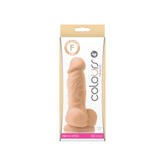 Colours Pleasures 4&quot; Dildo White