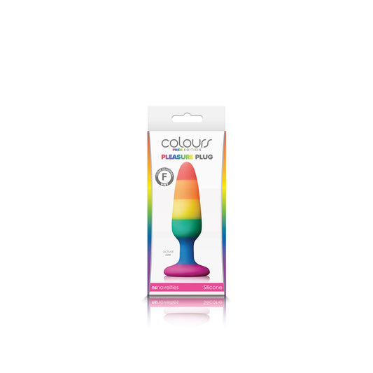 Colours Pride Edition Pleasure Plug Small Rainbow