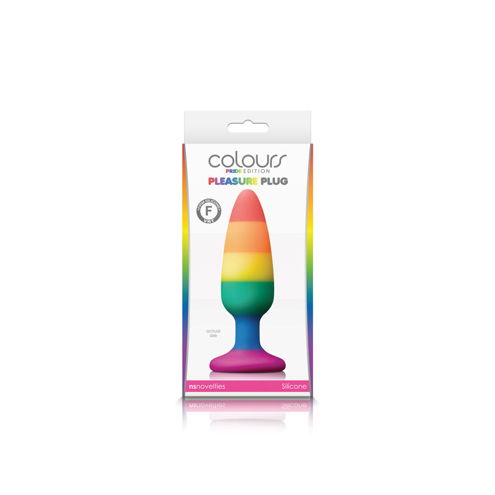 Colours Pride Edition Pleasure Plug Medium Rainbow