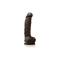 Load image into Gallery viewer, Colours Dual Density 5" Dildo Dark Brown
