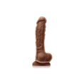 Load image into Gallery viewer, Colours Dual Density 8" Dildo Brown
