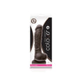 Load image into Gallery viewer, Colours Dual Density 8" Dildo Dark Brown
