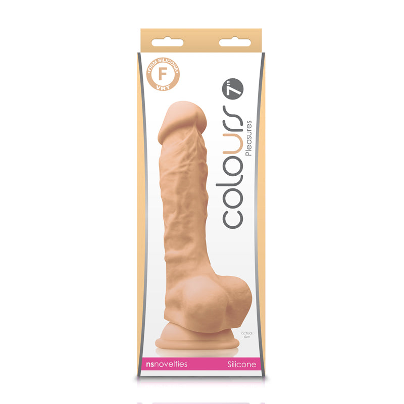 Colours Pleasures 7&quot; Dildo White