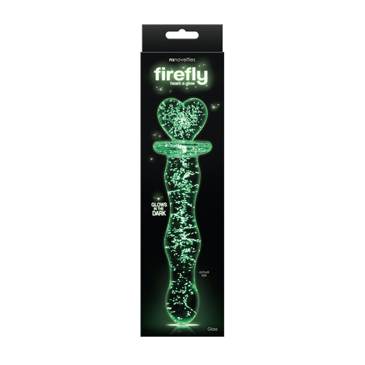 Firefly Glass Heart A Glow Clear