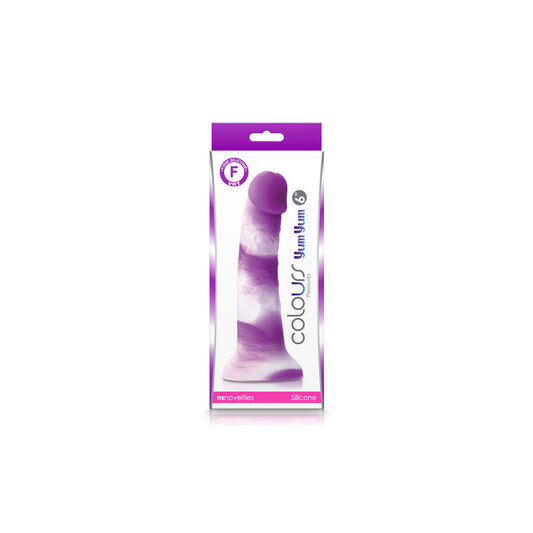 Colours Pleasures Yum Yum 6&quot; Dildo Purple