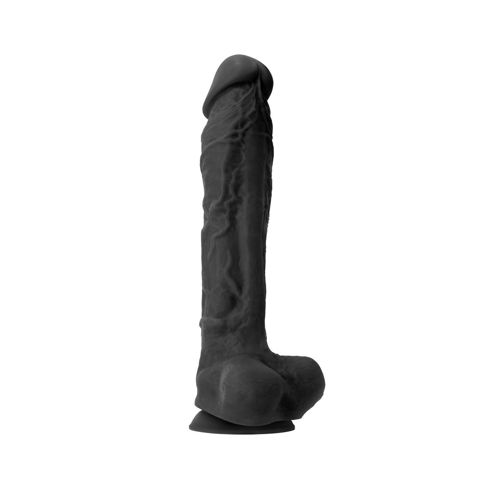 Colours Pleasures 10&quot; Dildo Black